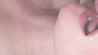 Cum inside my mouth 
