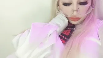 young artist decided to masturbate