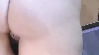 Butt Shaking inside Tight Polka Dot Thongs
