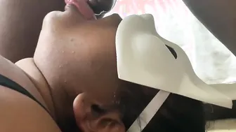 punjab Whore Sucking Off A African Dick Laying On her Back