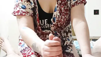 Sister Sucking Off My Gigantic Penis