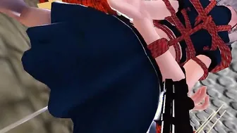 【SEX-MMD】(BONDAGE) Low-pitched reality miserable restraint dance【R-18】