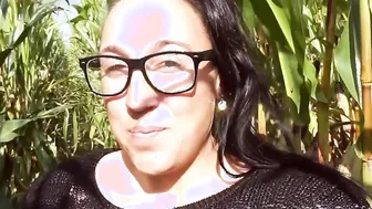 ANAL SCREWED INTO CORN FIELD Thin German Crazy Bitch Insertion