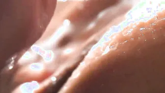 ASMR Compared vibrator and dick. Close-up penetrations