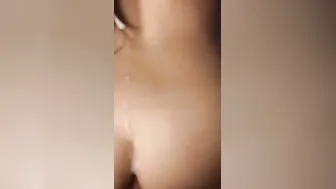 Using cum to keep fucking her booty