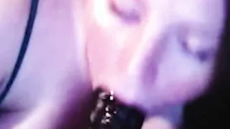 cam slutty bbw sucking off big black dick