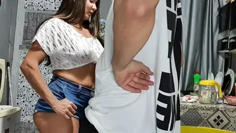 [ Sister ] My friends was alone at home and before he arrived we did it