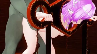 3D CARTOON FETISH Orc fucks bound up elf inside the booty