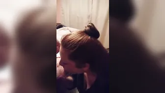 Beauty mom swallows every last drop