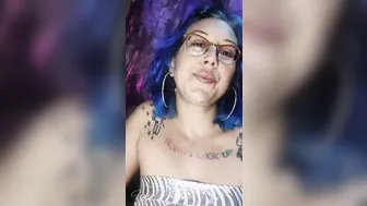 Blue Hair Sexy Dangles Cig