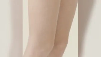 Yummy Coed Kylie Massages Her Pale Pink Vagina And Jizzes