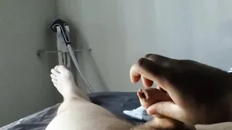 Having Fun with my bfs foreskin