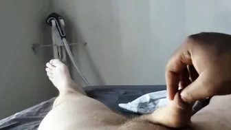 Having Fun with my bfs foreskin