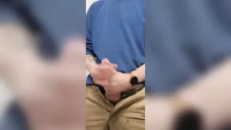 Johnholmesjunior into vancouver after work risky solo performance big cum load part one