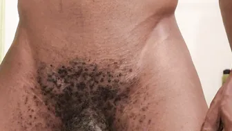 Milked myself to twinkie porn after shaving my sack