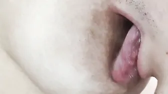 Closeup saggy boobs with stretch marks