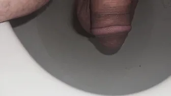 Low hangers inside the water piss