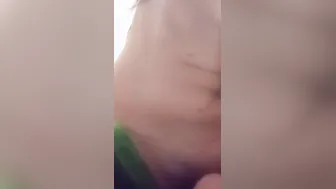 Double deep cucumbers into my twat and into my butt
