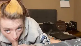 babyybutts bubble blow job Lots of spit bubbles with mouthpie view until the end.