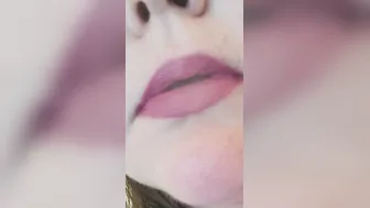 Insane closeup smoking