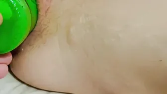 Object Insertion porn video – He Banged Me With His Beer