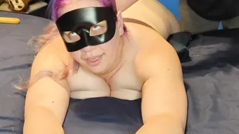 Hot Chubby BBW Getting Whipped Paddled and Spanked all while gets Edged Mercilessly