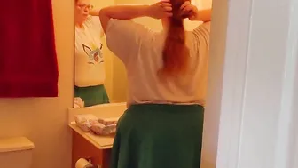 Gets ready for Tennis