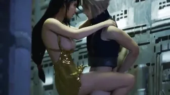 Tifa and Cloud have quick sex into outdoor - [ WOPA ]