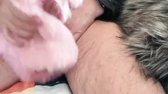 Pink Fur Masturbation