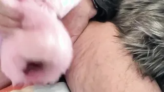 Pink Fur Masturbation