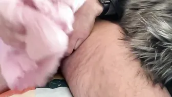 Pink Fur Masturbation