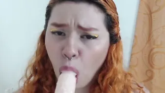 point of view: Im blowing your penis and I gotten a mess