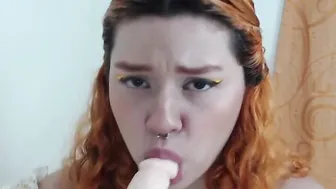 point of view: Im blowing your penis and I gotten a mess