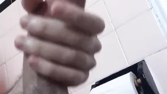 Throbbing gigantic dick masturbation and creampie