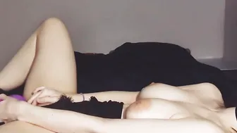 Little Ebony Boots - Masturbate with me