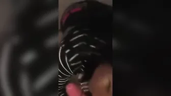Gigantic Facial for Amateur African 18 Year Old