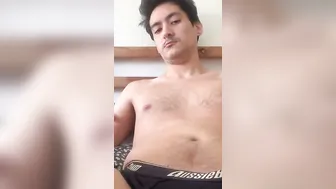 Goddess Adorable twinkie Jerks off and Shoots a Gigantic Load