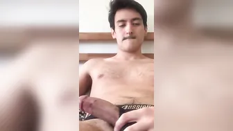 Goddess Adorable twinkie Jerks off and Shoots a Gigantic Load