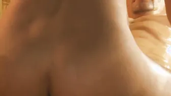 Rubs From Blond Relaxes His Gigantic Penis To feel Deep