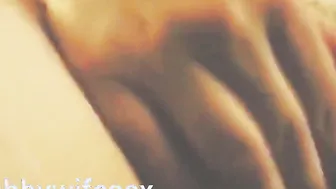 Chubby wifey masturbating for me