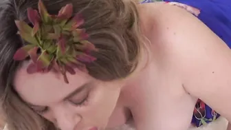 Stepmom invites stepson to play with her twat
