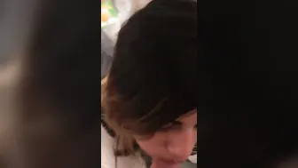 Hispanic blows white penis