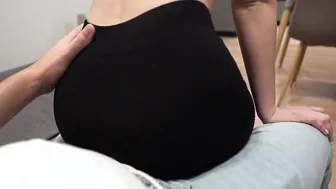 Stepsis lapdance and suck me off Pulsating cum inside mouth