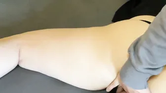 Soak soak twat had orgasm from finger fuck both holes.