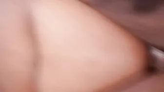 Creamy butt shots wit shaking orgasm