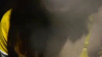 Smoking cigarette