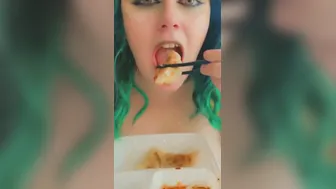 Gothic Eats Dumps Topless