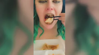 Gothic Eats Dumps Topless