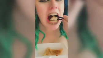 Gothic Eats Dumps Topless