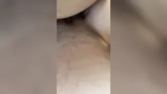 Close up twat fucking with cum on clitoris